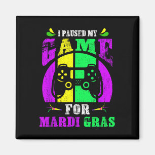Íman Parei Meu Jogo Para Estar Aqui Divertido Mardi Gra