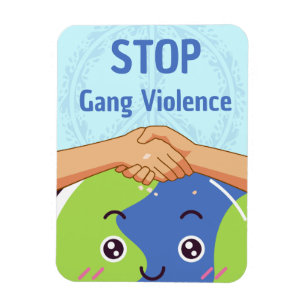 Íman Parem o aperto de mão de violência de gangues pela