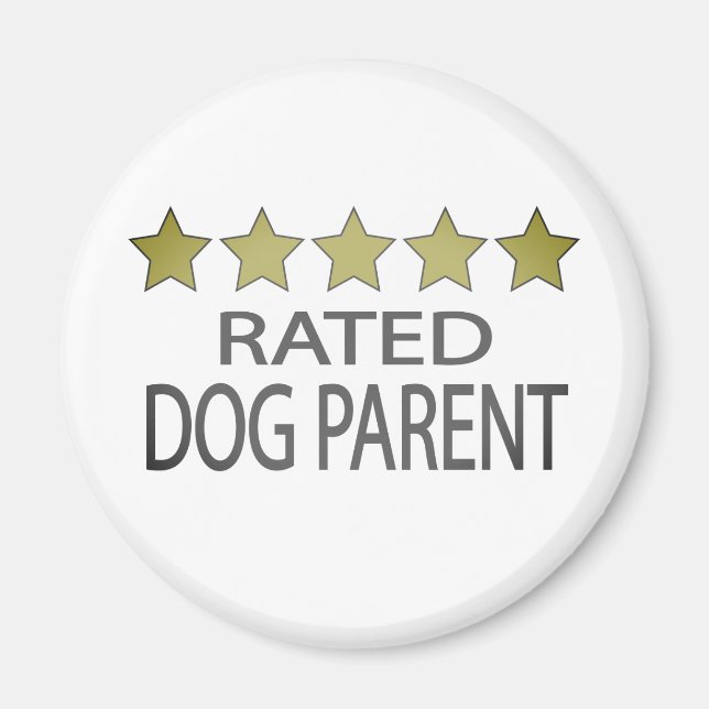 Íman Parente de Cinco Estrelas de Cães (Frente)
