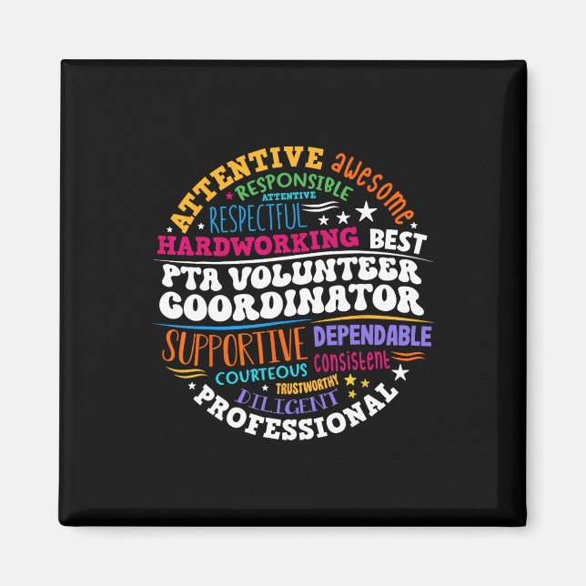 Íman Parents Teacher Ociation Pta Volunteer Coordinator (Frente)