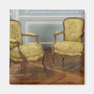 Íman Pares de poltronas de Louis XV, 1723-74