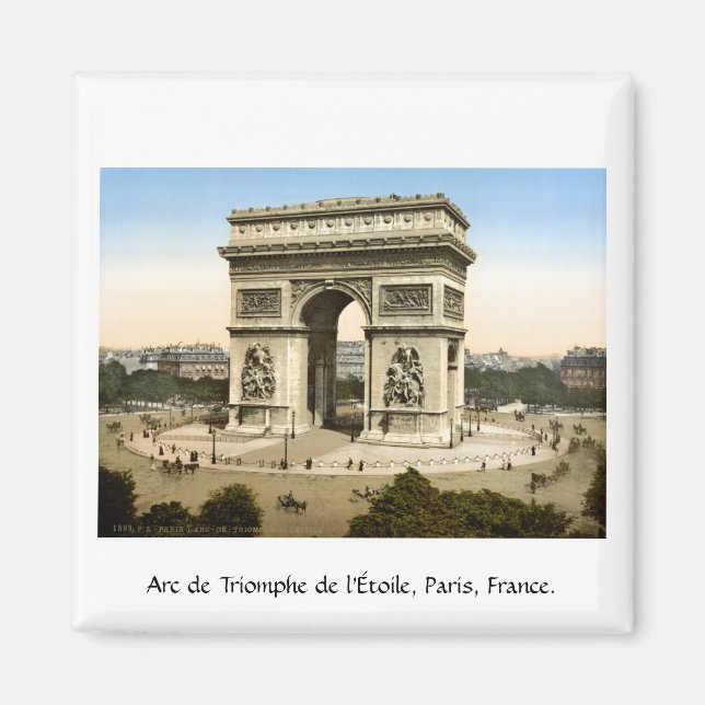 Íman Paris Antigo França, Arco do Triunfo (Frente)