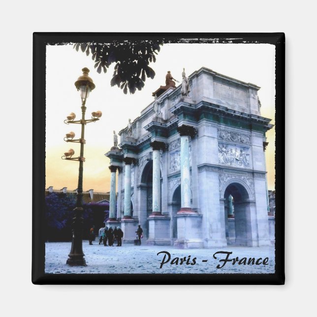 Íman Paris, Arc de Triomphe, França (Magnet) (Frente)