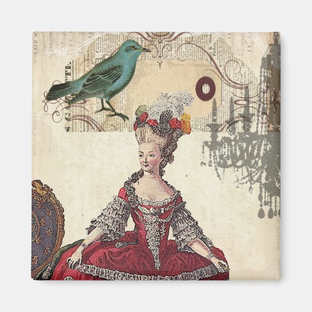 Íman Paris Chandelier, rainha francesa Marie Antoinette (Frente)