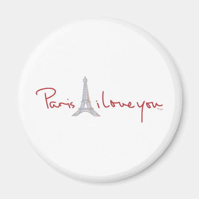 Íman Paris, eu te amo (Frente)