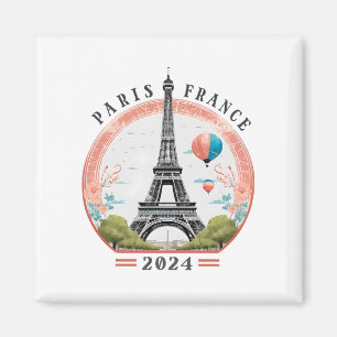 Íman Paris França 2024 Fleece Blankets, Torre Eiffel