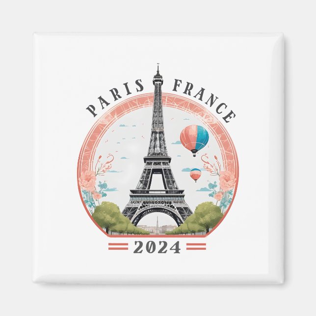 Íman Paris França 2024 Fleece Blankets, Torre Eiffel (Frente)