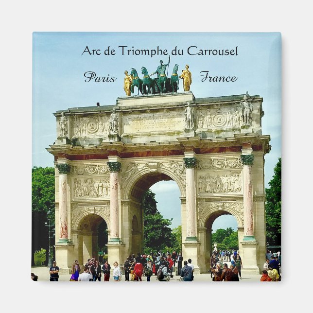 Íman Paris França - Arco do Triunfo do Carrousel (Frente)