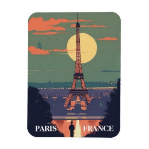 Íman Paris França Eiffel Tower Viagem Art