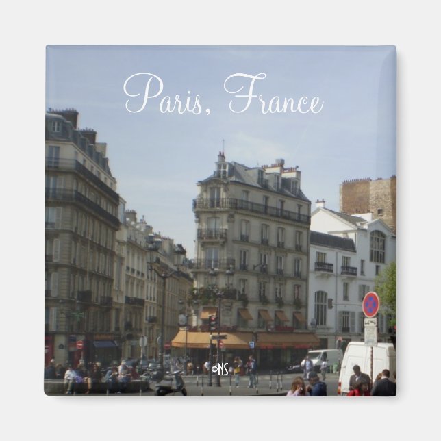Íman Paris, França Magnet (Frente)