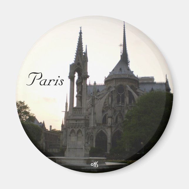 Íman Paris, França Magnet (Frente)
