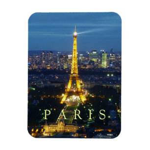 Íman Paris na noite - ímã da torre Eiffel