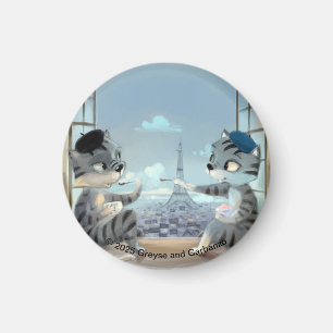 Íman Paris por Magneta do Círculo Diário (Várias dimens