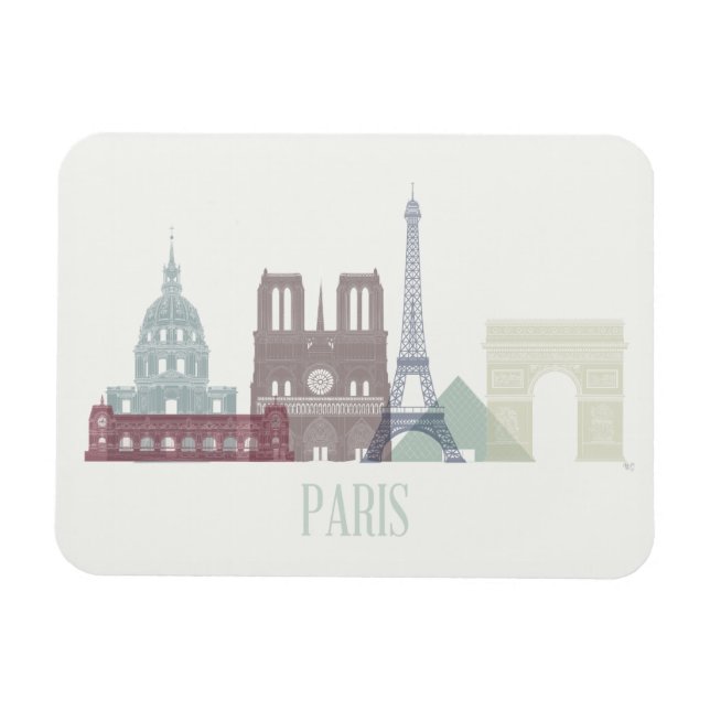 Íman Paris Skyline (Horizontal)