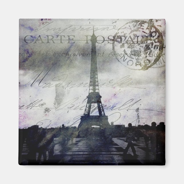 Íman Paris texturizada na Lavanda (Frente)