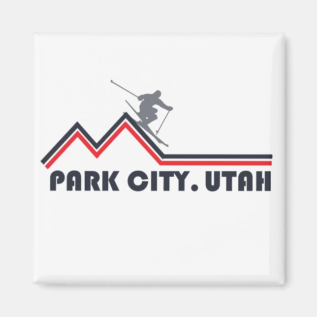 Íman Park City Utah — estância de esqui (Frente)