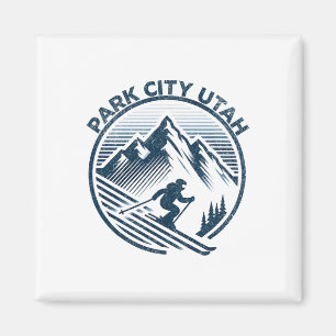 Íman Park City Utah Ski Resort Winter ski