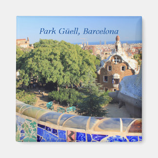 Íman Park Güell Barcelona Viagem Magnet