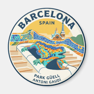 Íman Park Güell Espanha