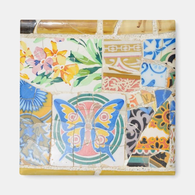 Íman Park Guell Mosaics Magnet (Frente)