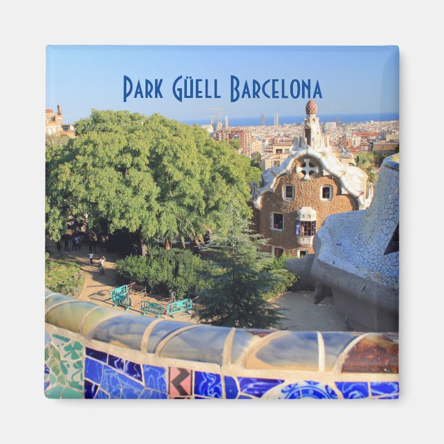 Íman Park Güell, Viagem de Barcelona (Frente)