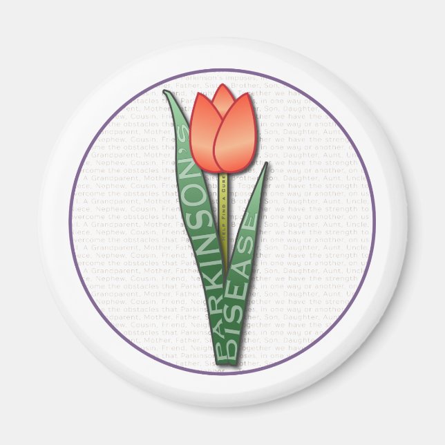 Íman Parkinsons ajuda a encontrar uma Tulipa Curta (Frente)