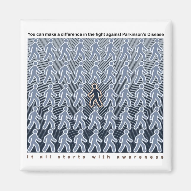 Íman Parkinsons Começa com Consciência (Frente)