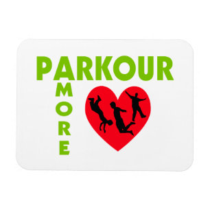 Íman Parkour Amore com coração