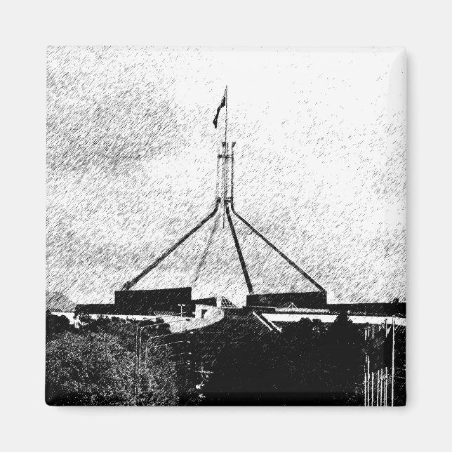 Íman Parlamento Australiano - Canberra (Frente)