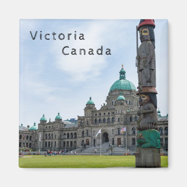 Íman Parlamento da Colúmbia Britânica - Vitória, Canadá (Frente)