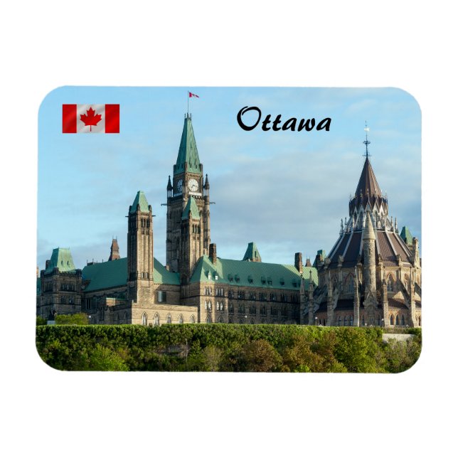 Íman Parliament Hill em Ottawa (Horizontal)
