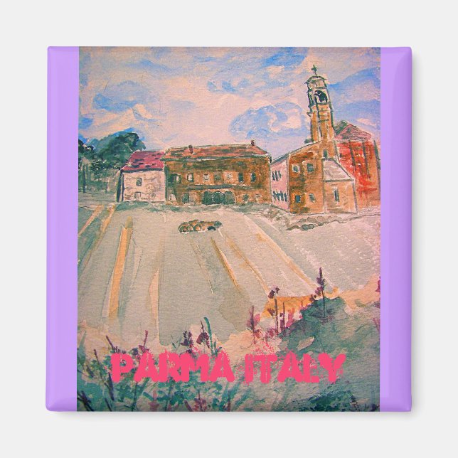 Íman parma itália arte (Frente)