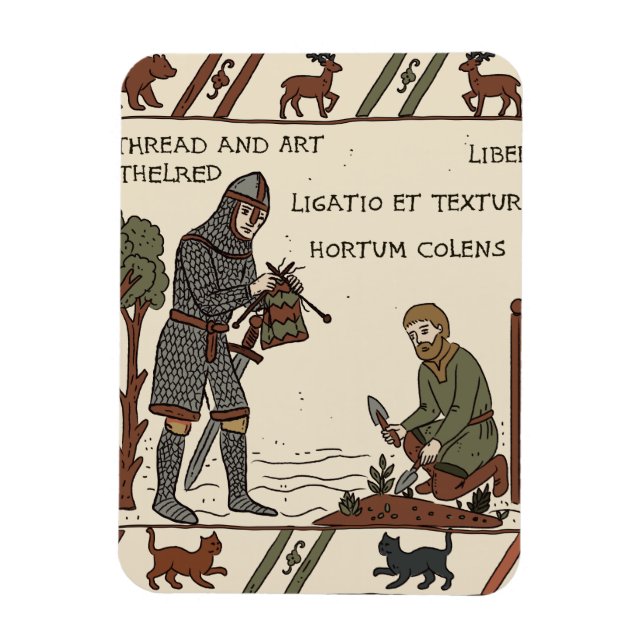 Íman paródia da tapeçaria de bayeux (Vertical)
