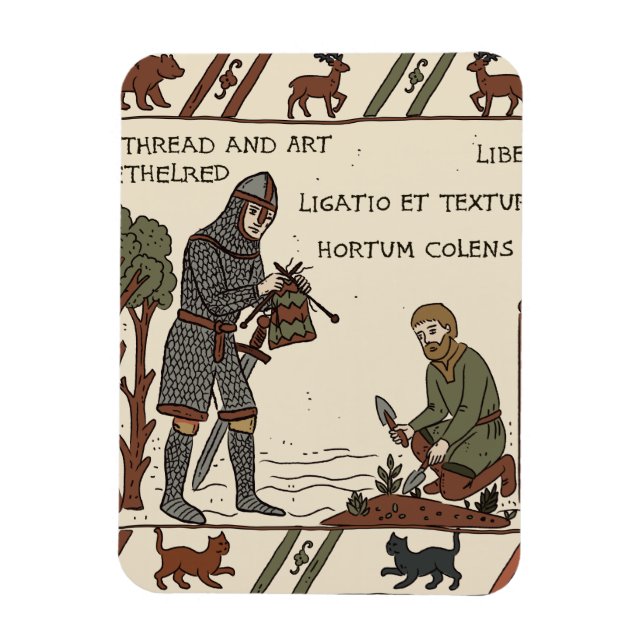 Íman paródia da tapeçaria de bayeux (Vertical)
