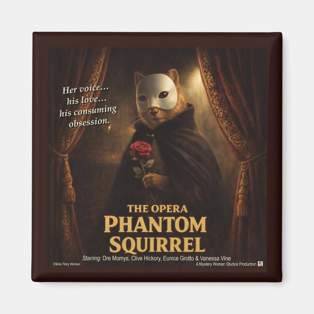 Íman Paródia de Esquilo Fantasma da Ópera (Frente)