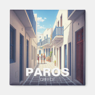 Íman Paros, Grécia branco e azul