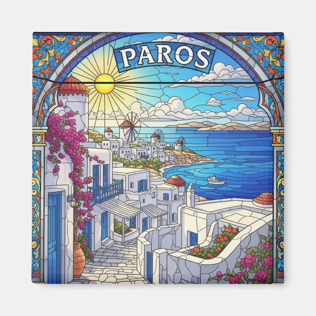 Íman Paros Grécia Ilhas Viagem   (Frente)