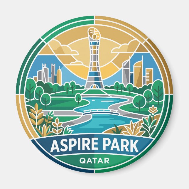 Íman Parque Aspire Qatar (Frente)