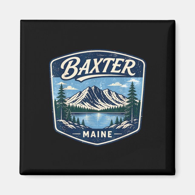 Íman parque estadual baxter maine montanha caminhada ac (Frente)