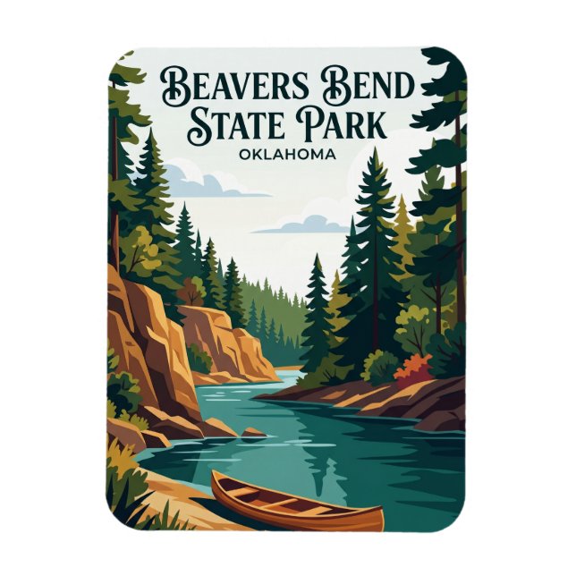 Íman Parque Estadual Beavers Bend EUA (Vertical)