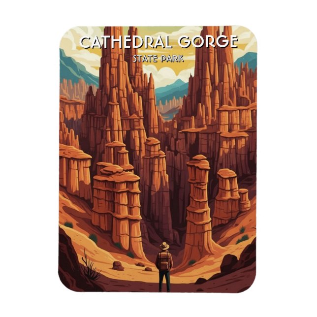 Íman Parque Estadual Cathedral Gorge Nevada Viagem (Vertical)