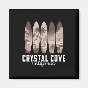 Íman Parque Estadual Crystal Cove Califórnia Surfboard 