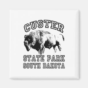 Íman Parque Estadual de Custer Dakota do Sul Búfalo Nat
