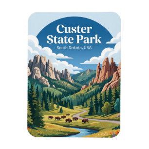 Íman Parque Estadual de Custer EUA