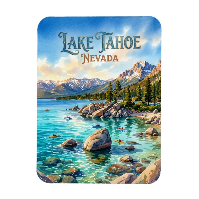 Íman Parque Estadual do Lago Tahoe EUA (Vertical)