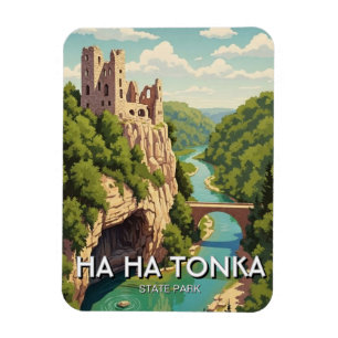 Íman Parque Estadual Ha Ha Tonka Missouri Viagem