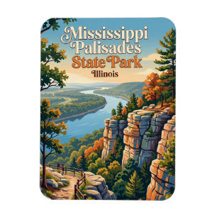 Íman Parque Estadual Mississippi Palisades Illinois