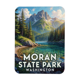 Íman Parque Estadual Moran — Washington