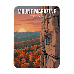 Íman Parque Estadual Mount Magazine Viagens Arkansas
