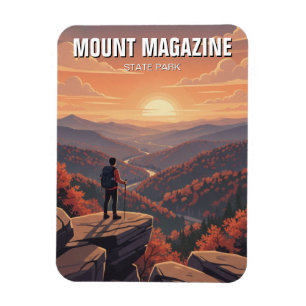 Íman Parque Estadual Mount Magazine Viagens Arkansas